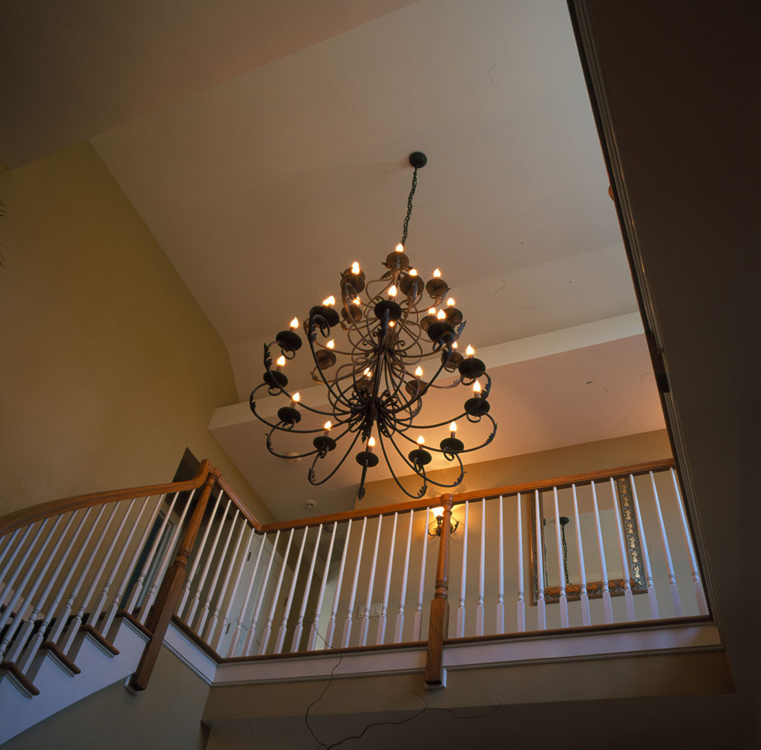 Picturesque home Chandelier detail