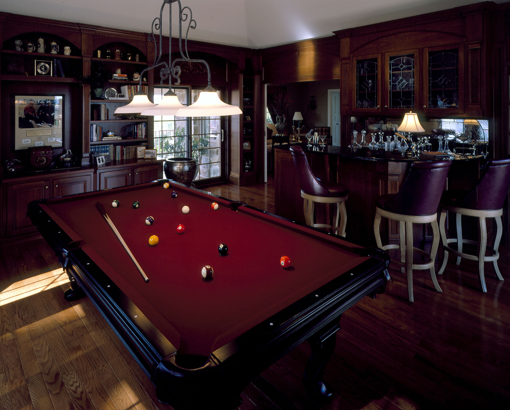 Picturesque home game room