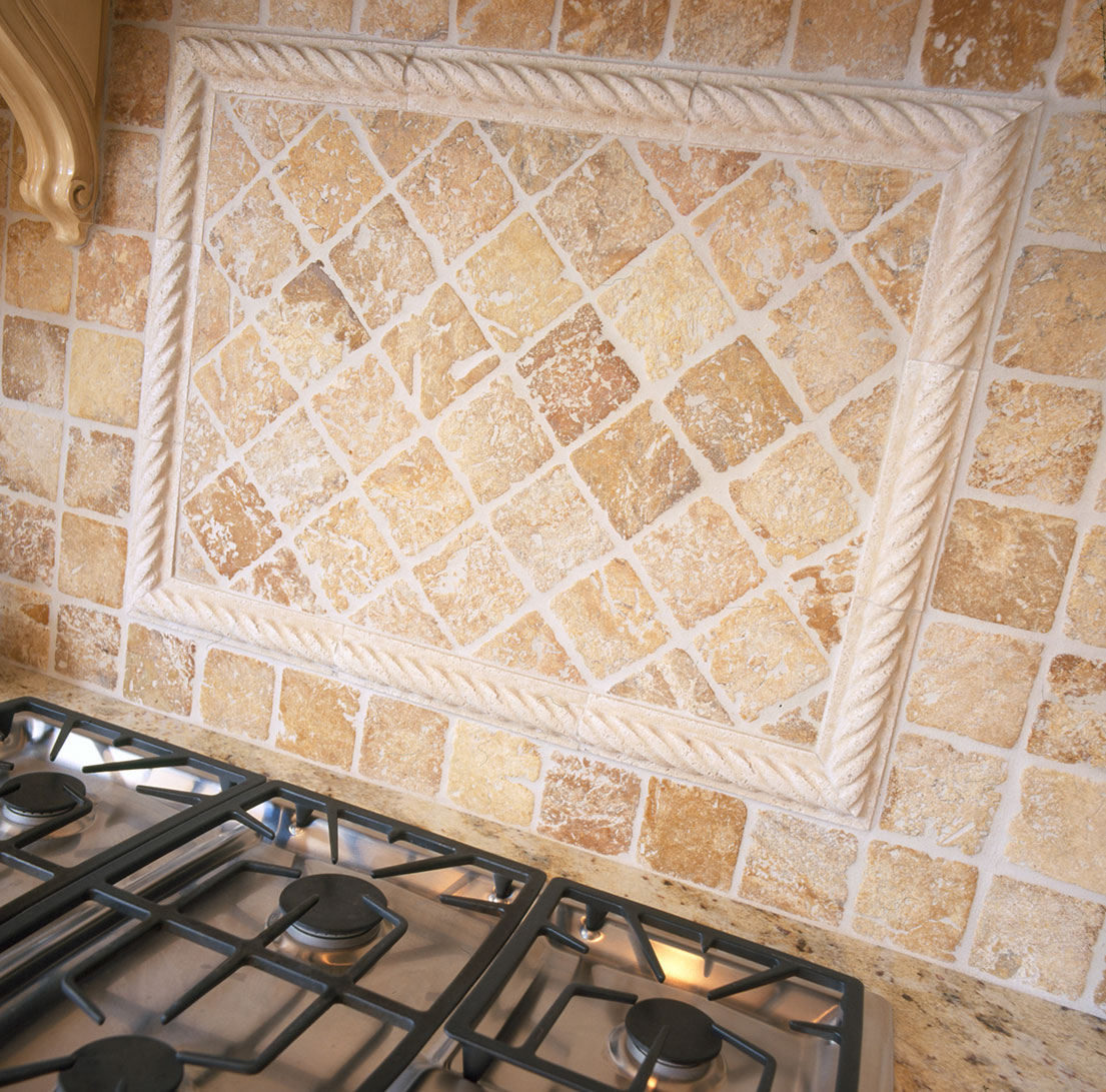 Picturesque home Kitchen tile detail